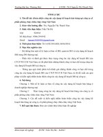 Hoàn thiện công tác xây dựng kế hoạch bán hàng tại công ty cổ phần phòng cháy chữa cháy rừng Việt Nam