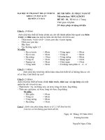 Đề thi môn Âu phục nam nữ và Thời trang đông phương có đáp án