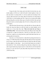 Phân tích doanh thu tại Công ty TNHH Hoan Phúc