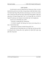 Rủi ro tín dụng trong hoạt động cho vay tại ngân hàng nông nghiệp phát triển nông thôn chi nhánh Hoàng Quốc Việt