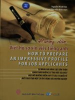 Hướng dẫn cách viết hồ sơ xin việc tiếng Anh ấn tượng