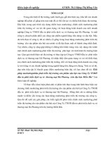 Giải pháp marketingnhằm phát triển thị trường sản phẩm sữa bột của Công Ty TNHH đầu tư phát triển dịch vụ và  thương mại Hà Phương  trên địa bàn Miền Bắc