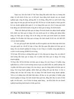 Phân tích hiệu quả sử dụng vôn kinh doanh tại Công ty cổ phần công nghệ điện tử, cơ khí và môi trường (EMECO