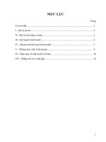 THỰC HÀNH xây DỰNG kế HOẠCH KINH DOANH