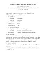 CHƯƠNG TRÌNH ĐÀO TẠO CHUẨN TRÌNH ĐỘ ĐẠI HỌC NGÀNH KHÍ TƯỢNG HỌC