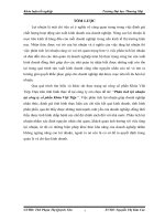 Phân tích lợi nhuận tại công ty cổ phần Khóa Việt Tiệp