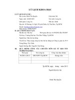 Luận văn thạc sĩ đề tài Vận dụng phương pháp dạy học nêu và giải quyết vấn đề trong dạy học môn Giáo dục học tại trường Đại học Thể dục Thể thao Thành phố Hồ Chí Minh