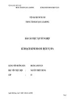 Kế hoạch kinh doanh dịch vụ SPA