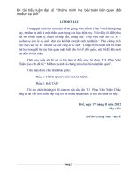 Đề tài tiểu luận đại số “Chứng minh hai bài toán liên quan đến mođun xạ ảnh”