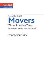 Collins practice tests for YLE movers   teacher s guide