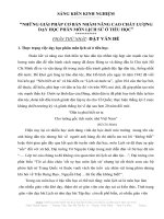 Vai trò người CB quản lý trong việc đánh giá tiết dạy có ứng dụng công nghệ thông tin của giáo viên