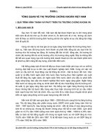 Sự phát triển của thị trường chứng khoán VN và ảnh hưởng của nó tới tăng trưởng kinh tế