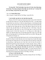 Một số giải pháp trong công tác tổ chức, thực hiện phong trào thi đua “Xây dựng trường học thân thiện, học sinh tích cực” ở trường Tiểu học Việt Thắng 1, huyện Phú Tân, tỉnh Cà Mau