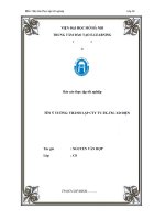 Báo cáo thực tập tốt nghiệp Ý TƯỞNG THÀNH LẬP CÔNG TY TƯ VẤN THIẾT KÊ THƯƠNG MẠI XÂY DỰNG ĐIỆN