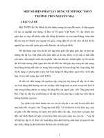 Một số biện pháp xây dựng nề nếp học tập ở trường THCS Nguyễn Mai