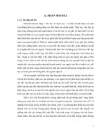 Khoá luận tốt nghiệp Văn học Vấn đề con người trong Một tỉ sáu của Trương Hiền Lượng