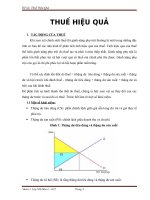 Tiểu luận môn phân tích chính sách thuế đề tài thuế hiệu quả