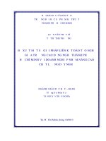 Đề xuất một số giải pháp liên kết đào tạo nghề giữa trường Cao đẳng nghề thành phố Hồ Chí Minh với doanh nghiệp nhằm nâng cao chất lượng dạy nghề