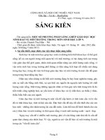 Một số phương pháp lồng ghép giáo dục học sinh bảo vệ môi trường trong môn sinh học lớp 9