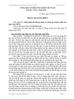 Biện pháp bồi dưỡng nâng cao năng lực chuyên môn cho giáo viên THCS