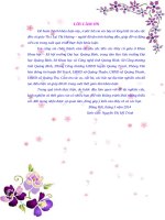 Khoá luận tốt nghiệp Lịch sử Một số làng thủ công truyền thống ven sông Gianh tỉnh Quảng Bình