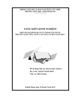 Biện pháp nhằm nâng cao chất lượng dạy và học