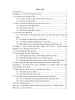 Khóa luận Tốt nghệp Nghiên cứu áp dụng phương pháp Tần suất – Nhận dạng trong giải đoán địa chất số liệu địa vật lý hàng không