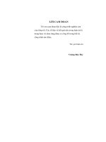 Luận án tiến sĩ Nghiên cứu thu nhận enzyme tiêu hóa từ nội tạng cá tra (Pangasius  hypophthalmus)