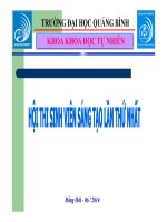 XÁC ĐỊNH, ĐÁNH GIÁ “ĐỘ CỨNG TỔNG” TRONG NƯỚC GIẾNG SINH HOẠT CỦA MỘT VÀI HỘ DÂN TRÊN ĐỊA BÀN TIỂU KHU 15 – PHƯỜNG BẮC LÝ – THÀNH PHỐ ĐỒNG HỚI