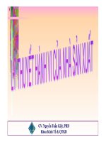 Chuong 4a5  lý thuyết hành vi của nhà sản xuất