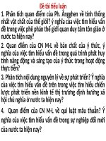 tiểu luận môn nguyên lý cơ bản chủ nghĩa mác lê nin