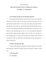 Một số giải pháp nâng cao hiệu quả giờ dạy tự nhiên và xã hội lớp 3