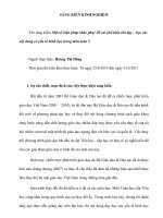 Một số biện pháp khắc phục lỗi sai phổ biến khi dạy - học các nội dung có yếu tố hình học trong môn toán 3