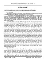 Kinh nghiệm ôn thi học sinh giỏi môn Ngữ văn 12