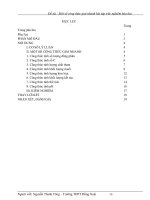 Sáng kiến kinh nghiệm Một số công thức giải nhanh bài tập trắc nghiệm hóa học