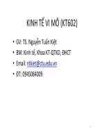 sline bai giảng kinh tế vi mô Chuong 1