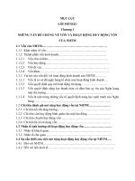 Thực trạng huy động vốn tại ngân hàng nông nghiệp và phát triển nông thôn chi nhánh Nam Hà Nội