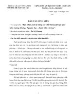 Biện pháp quản lý nâng cao chất lượng đội ngũ giáo viên trường tiểu học Nguyễn Tạo – thành phố Cà Mau