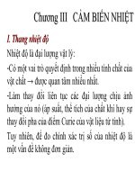 tài liệu cảm biến nhiệt