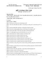 Đề cương ôn tập Nguyên Lý Cắt