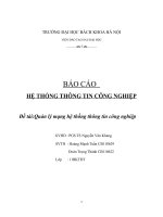 Quản lý mạng hệ thống thông tin công nghi