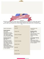 Mẫu CV xin việc bằng Doc - 109-Headshot