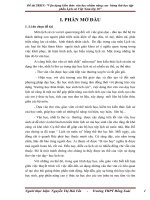 Sáng kiến kinh nghiệm Vận dụng kiến thức văn học nhằm nâng cao hứng thú học tập phần Lịch sử Việt Nam lớp 10