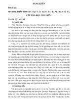 Phương pháp tổ chức dạy các dạng bài tập luyện từ và câu cho học sinh lớp 4