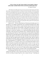 TĂNG CƯỜNG TỔ CHỨC HOẠT ĐỘNG NGOẠI KHÓA Ở KHOA KHOA HỌC XÃ HỘI NHẰM NÂNG CAO CHẤT LƯỢNG ĐÀO TẠO
