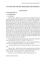 GÂY HỨNG THÚ CHO HỌC SINH KHI HỌC MÔN SINH HỌC 6