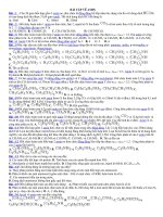 Bài tập về amin