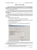 Giáo trình asc gis bài 8 :Quản lý layer