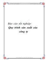 Báo cáo tốt nghiệp Quy trình sản xuất của công ty công ty Doosan