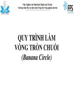 QUY TRÌNH LÀM VÒNG TRÒN CHUỐI